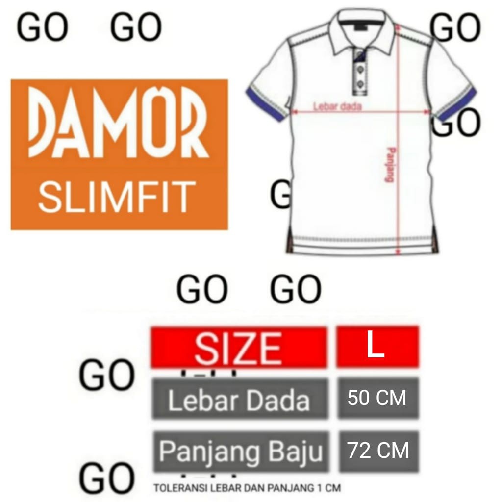 gof L-1 DAMOR (CRESSIDA) Slimfit Misty Kaos Oblong Baju T-Shirt Kaos Distro Dakwah Kaos Pria