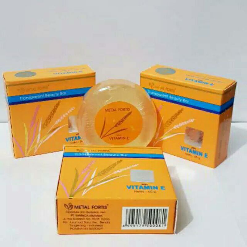 Sabun Metal Fortis Vitamin E Original BPOM
