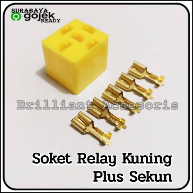 Soket Only plus sekun - Soket Relay / Soket Lampu H4 / Soket Sekring DX Tancep