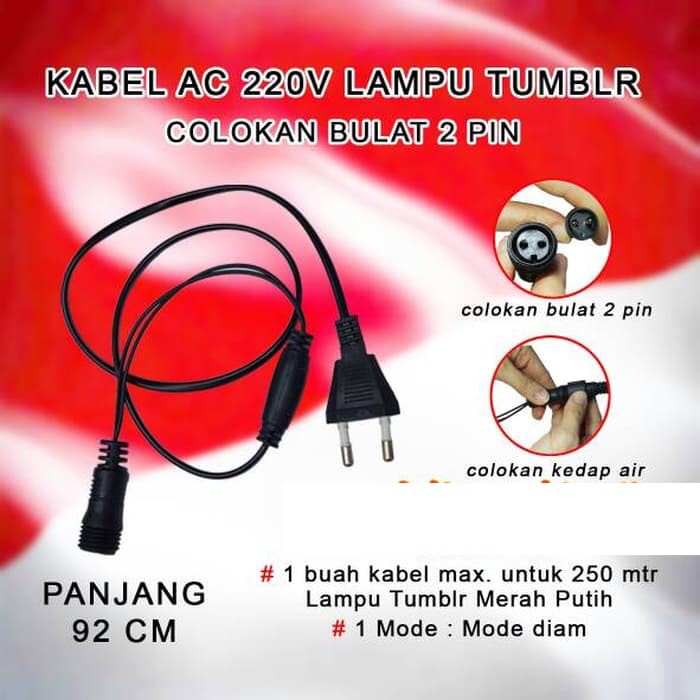 Lampu Agustusan Merah Putih