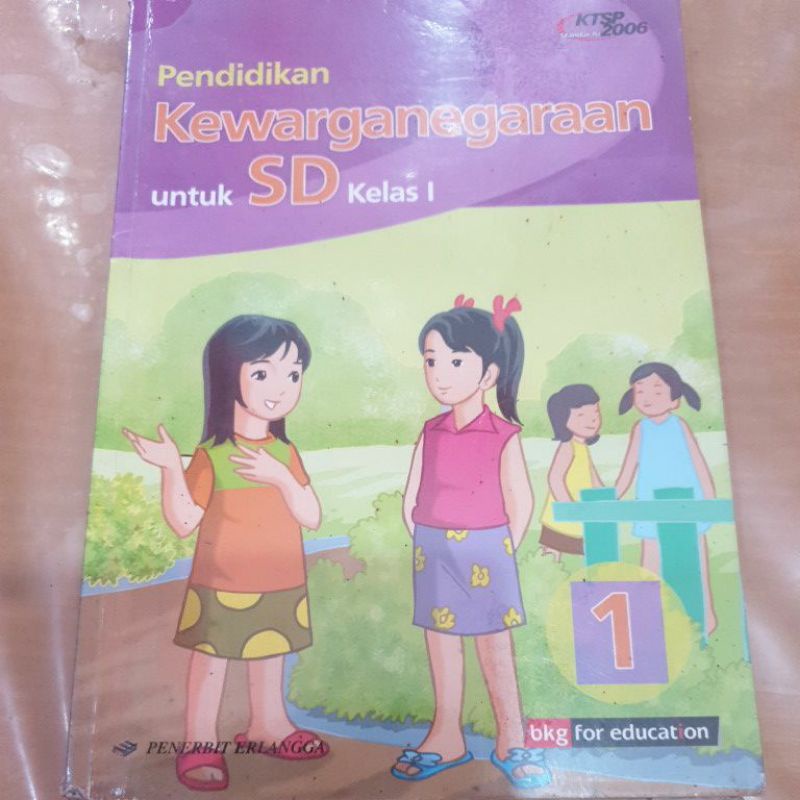 

Buku Cetak Pendidikan Kewarganegaraan SD kelas 1
