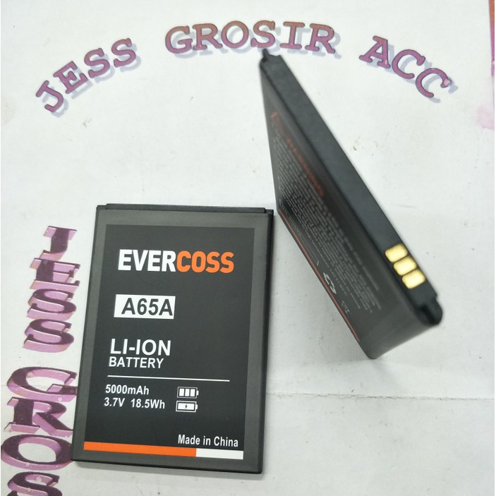 Baterai Battery Evercross Evercoss Cross A65A Double Power 5000Mah - Hitam