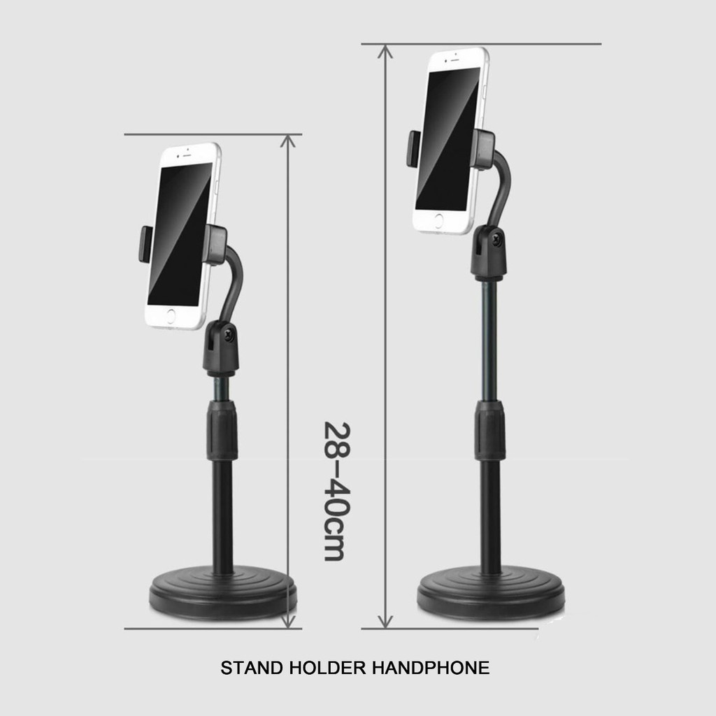 Phone holder  stand / STAND HOLDER HANDPHONE /Phone Holder Ponsel Multi Fungsi/Holder HP Stand LIVE Stand Rotary 360 Monopod