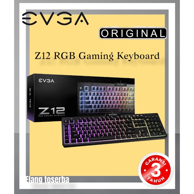 Jual EVGA Gaming Keyboard Z12 Programmable macro key gaming keyboard