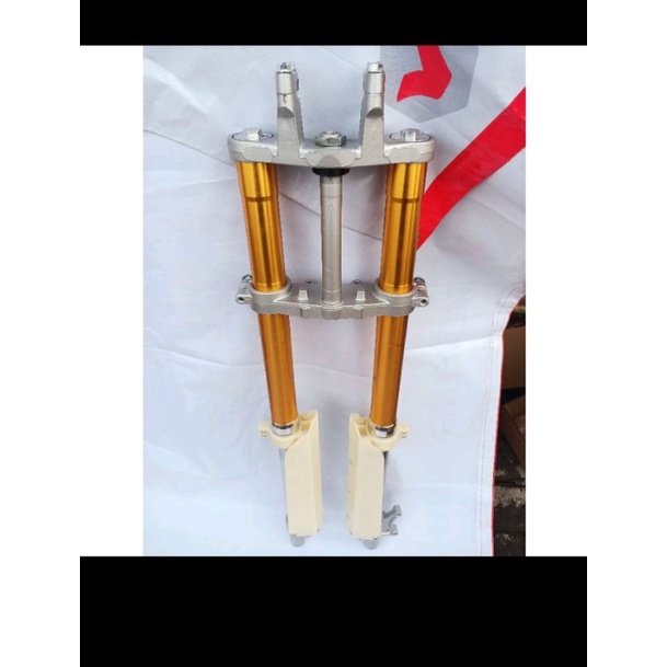 SKOK DEPAN Upside-down tril Klx D-Tracker ful cnc