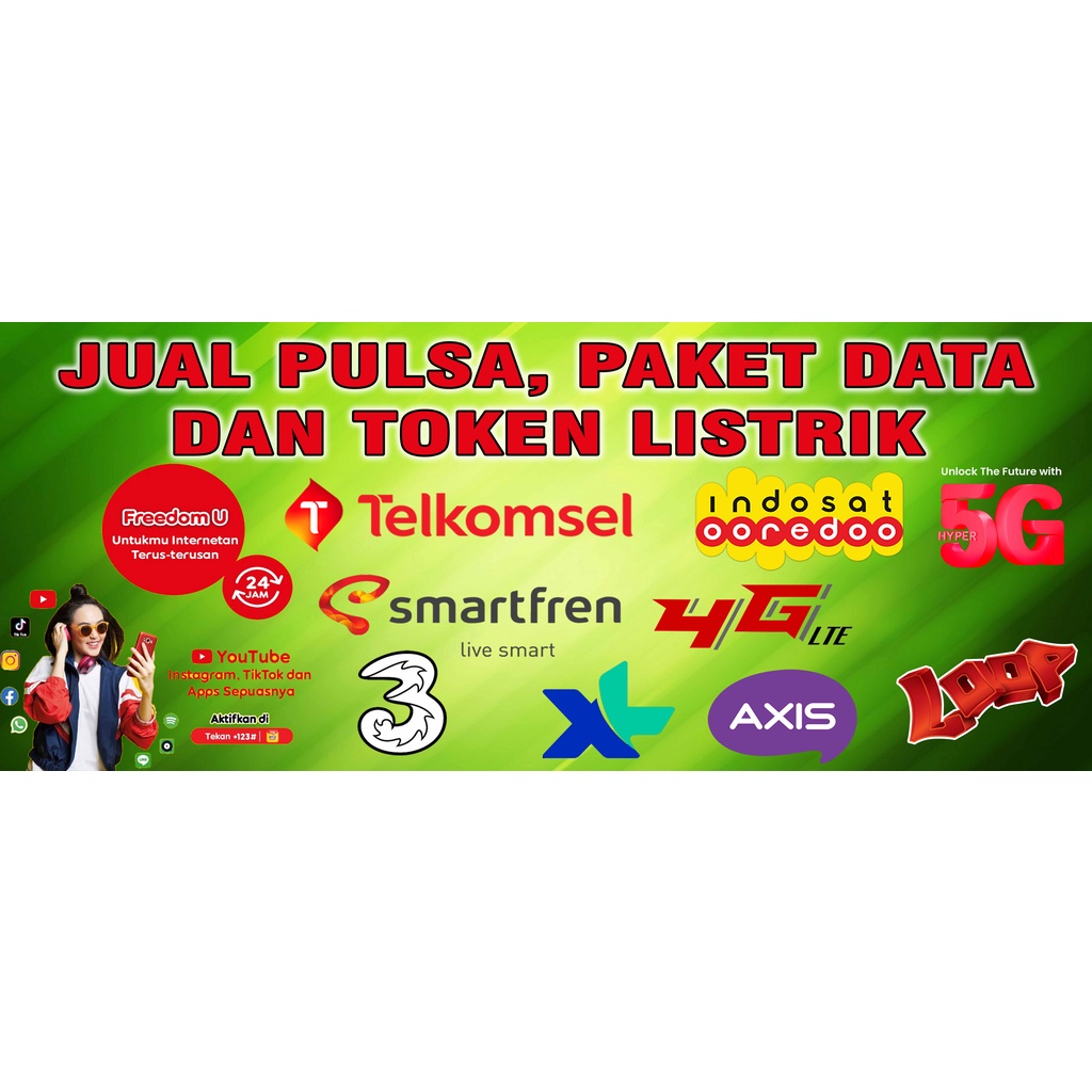 BANNER JUAL PULSA & PAKET DATA