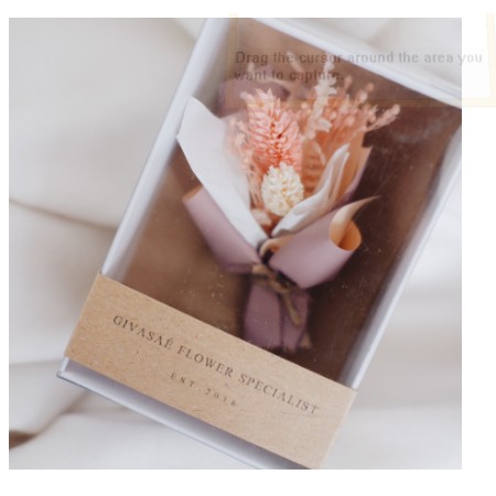 

Sorā Dry Flower in a Box (Pink) - Hadiah Valentine