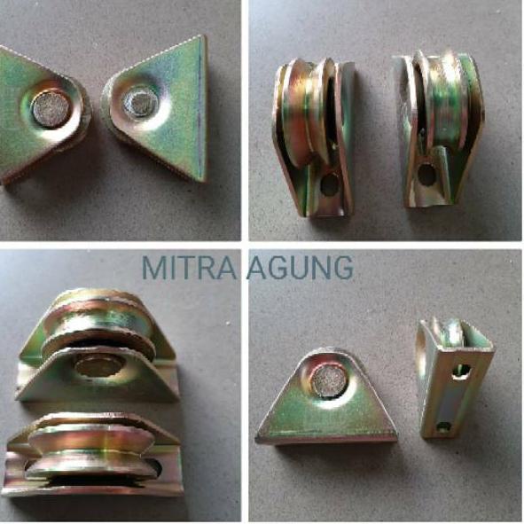 ✥ RODA PAGAR RUMAH 5CM - RODA PINTU GERBANG RODA BUBUT RODA BESI COR 5CM ♥