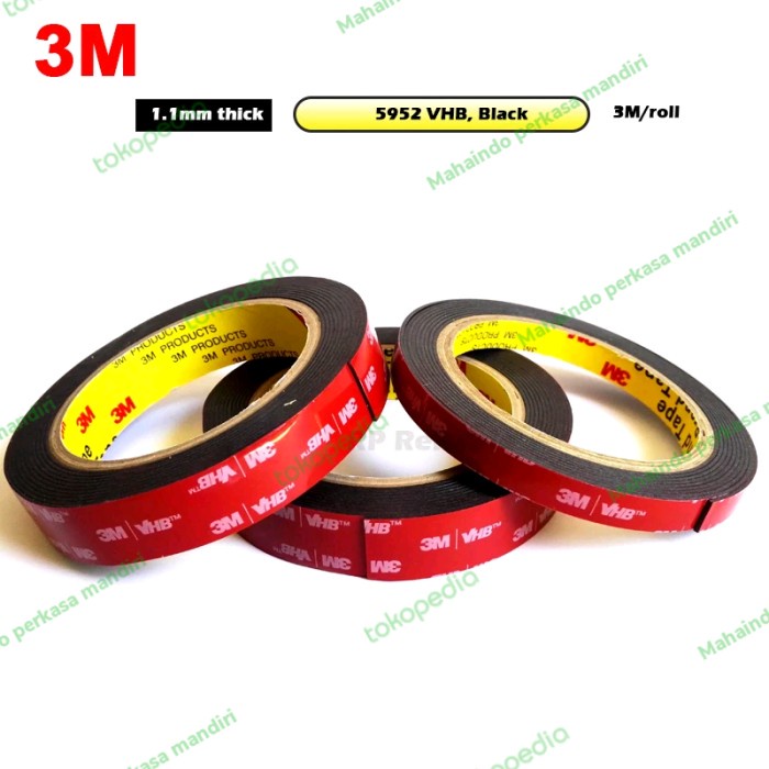 

Cuci Gudang 3M Double Tape Black 5952 Perekat Heavy Duty - Dobel Tip Hitam Kuat Limited