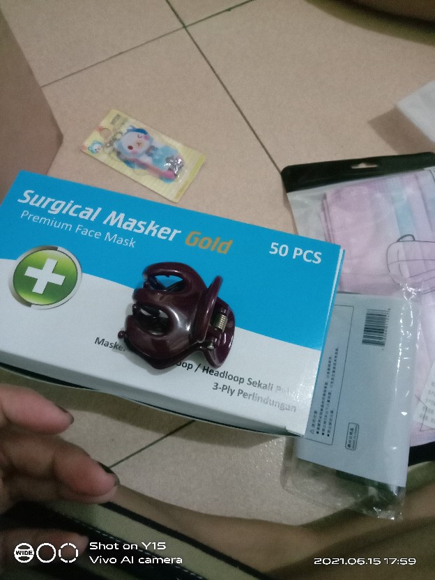 Kantong Plastik Sampah Gulung 45x50 Cm 1 Roll Isi 15 Lembar