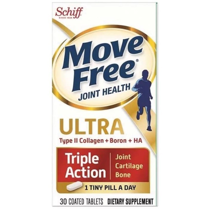 Schiff Move Free Ultra 30 Tabs Kesehatan Tulang Sendi ORI USA SCHIFF