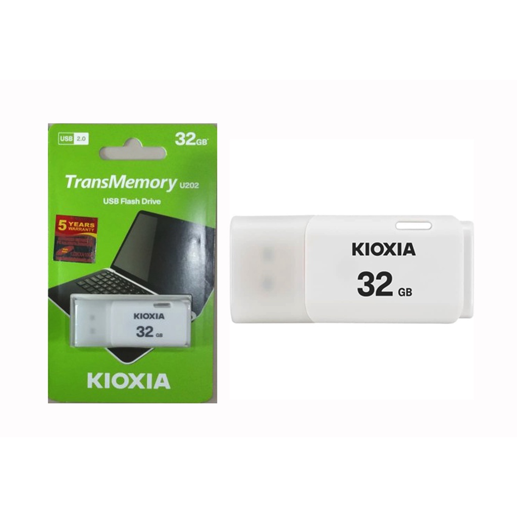 FLASDISK FLASDRIVE KIOXIA 32GB / FD Flash Disk KIOXIA 32 GB USB Drive Original GARANSI RESMI