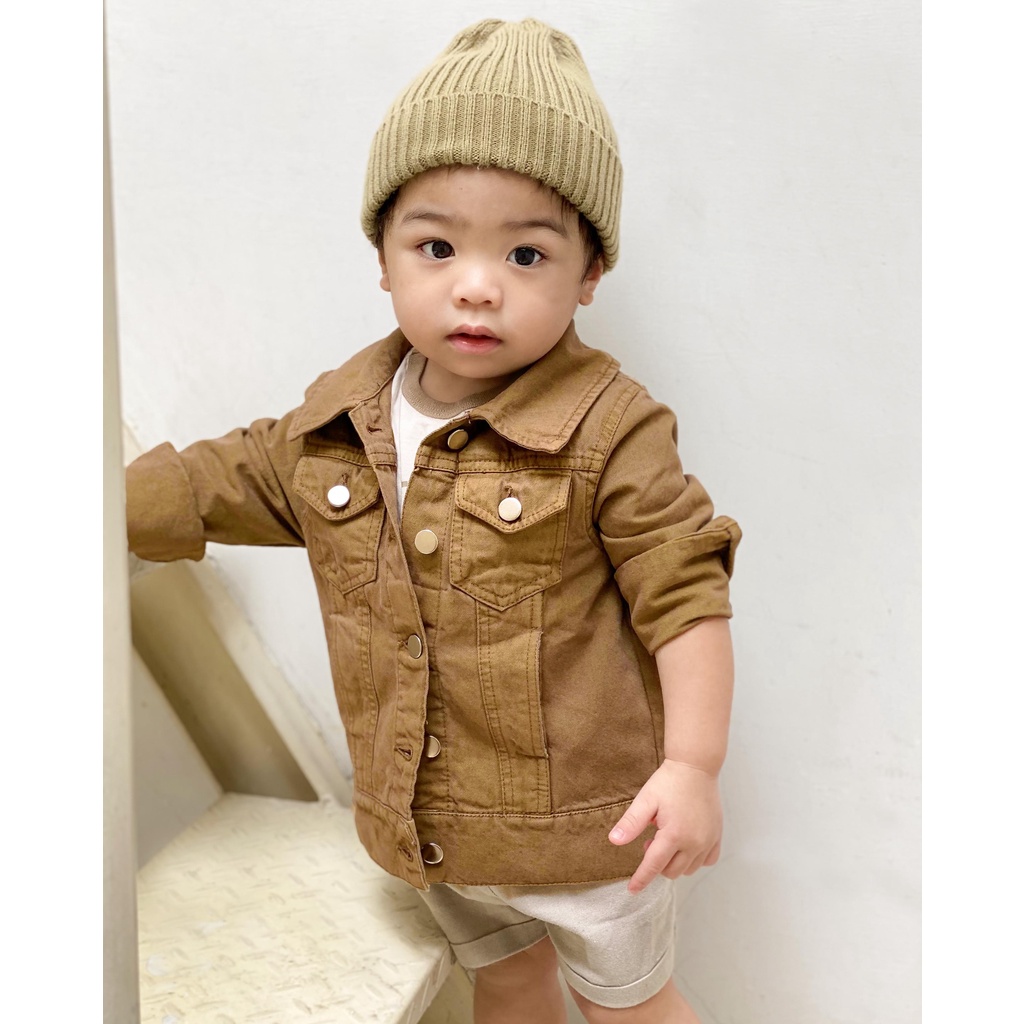 MERINGUE DENIM JACKET | Jaket Denim Anak | Jaket Anak Unisex | Outer Anak | Atasan Anak | Jaket Jeans Anak