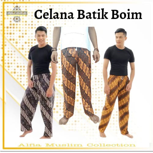 Celana Batik Dewas Celana Boim Jumbo Celana Shalat Komprang