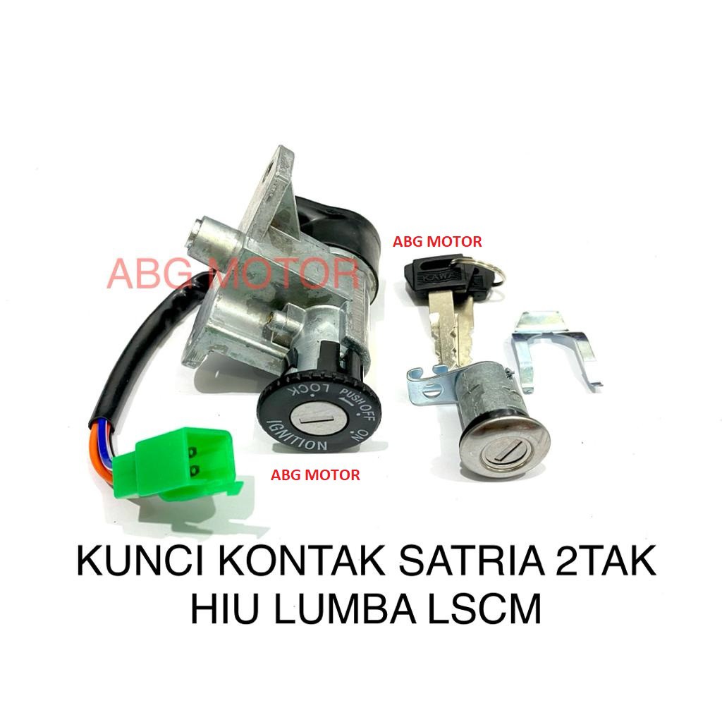 KUNCI KONTAK SET KOMPLIT SUZUKI SATRIA LSCM SATRIA NEW SATRIA HIU KUALITAS SUPER-2