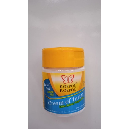 

Koepoe Cream Of Tartar Bubuk Pelapis Kue 43gr