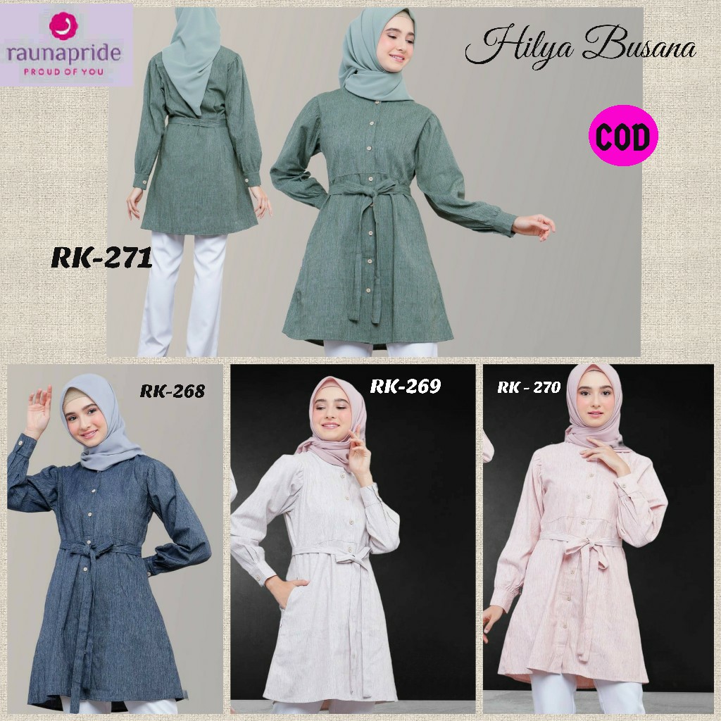 Atasan Wanita Rauna Terbaru / RK - 269 / 270 / 271 / Fashion Muslim