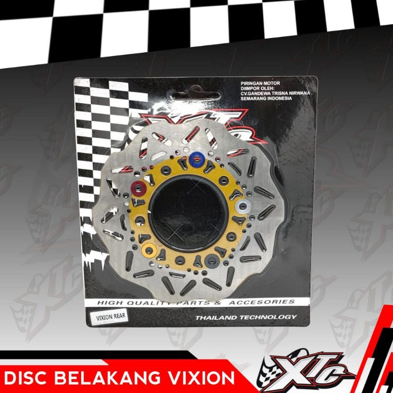 Piringan Cakram Belakang Variasi Ukuran Standar Vixion,Satria Fu,Mx,Supra 125