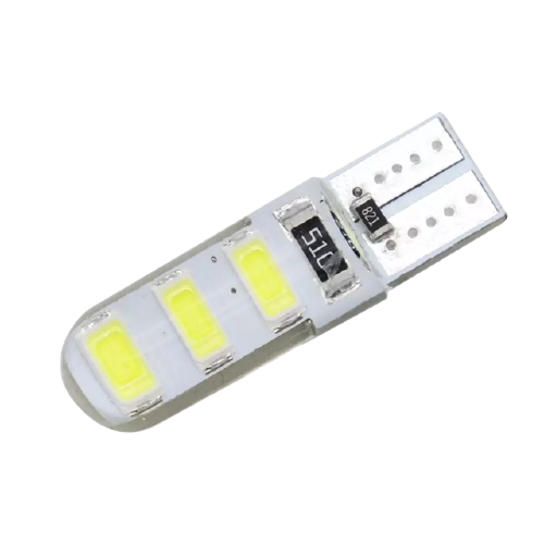 [Checkout Rp1000] LAMPU LED T10 SILICONE 5730 Flash kedip Lampu senja flash SEPASANG V2627