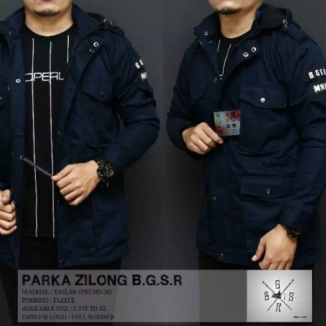 JAKET PARKA ZILONG JAKET PRIA BGSR