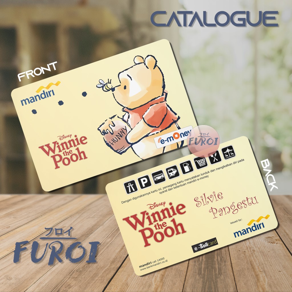 Kartu Flazz BCA | Kartu Emoney Mandiri | Disney | Pooh Bees