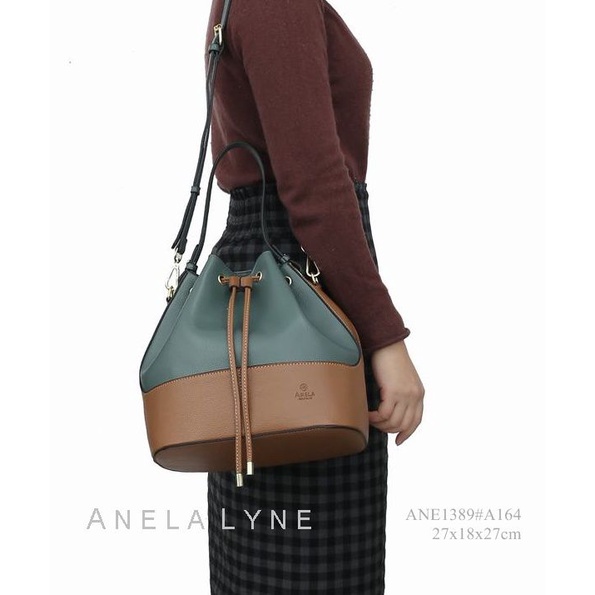 ANELA LYNE ANSELMA TAS SERUT SATCHEL BAG 1389#A164 ORIGINAL