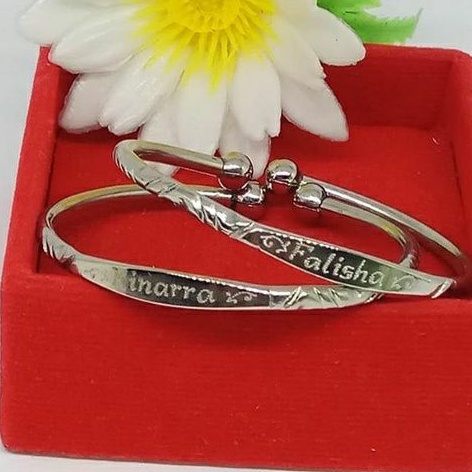 GELANG NAMA MONEL ASLI TANPA CAMPURAN  / GELANG KESEHATAN / GELANG MONEL MURAH / GELANG BAYI