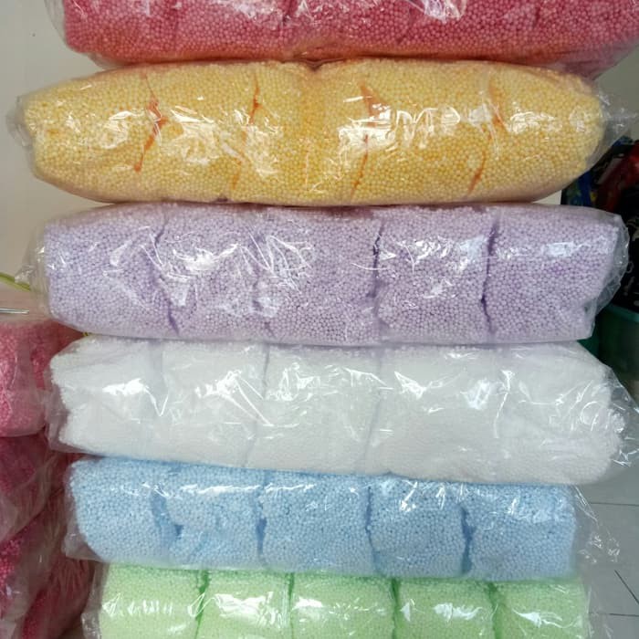 Bola Gabus Salju | Gabus Mini | Sterefoam Styrofoam isi Boneka Beanbag