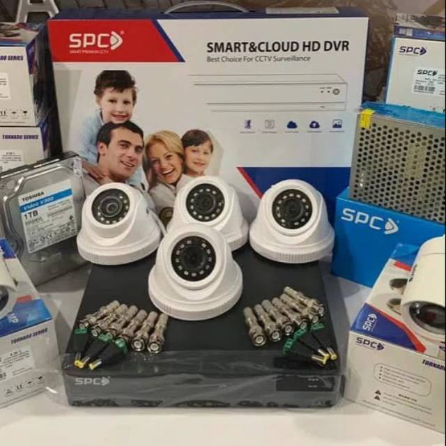 Paket cctv spc 2mp 8 kamera
