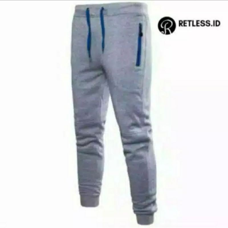 [JUMBO] Celana Jogger Zipper Pria Celana Jogger Pants  Cargo Size xl - xxxl Big Size Jumbo