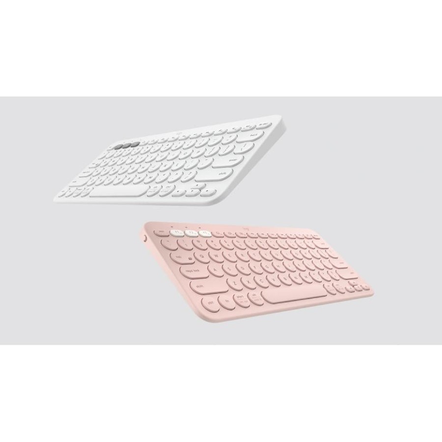 Logitech Keyboard K380 Bluetooth (Off White/ Rose)