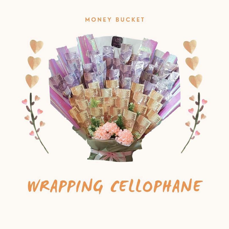 

Money Bouquet/ Bucket Uang/ Wisuda/ Ulang Tahun