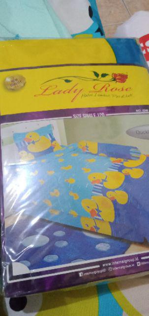 Sprei Lady Rose Single Ukuran 120x200 No 3 Karakter Anak Seprei Karet Adem Murah - Ijn Plaza