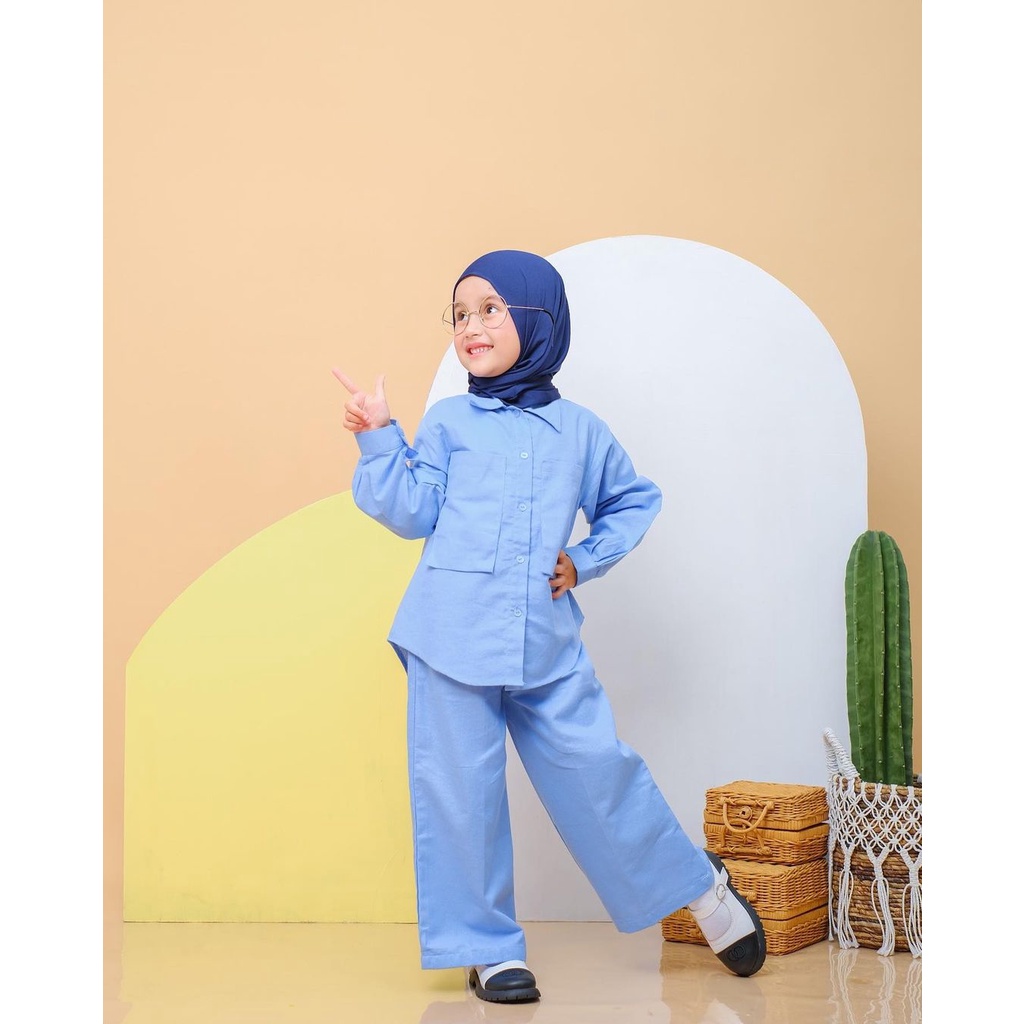 Promo HAURA BAJU SETELAN ANAK SETCEL ONESET Elegan