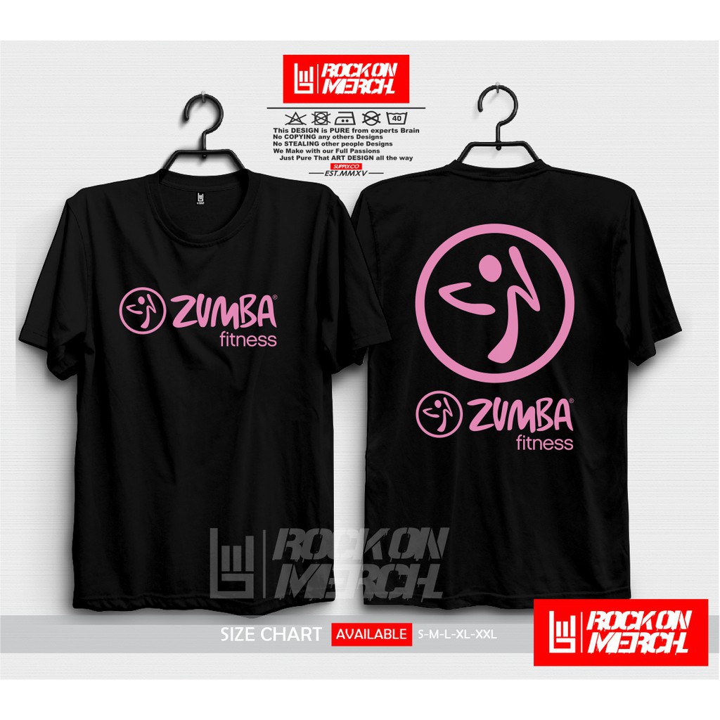 Kaos Baju Zumba Fitness V 2 Kaos Olahraga Zumba Gym Rock On Jova Shopee Indonesia