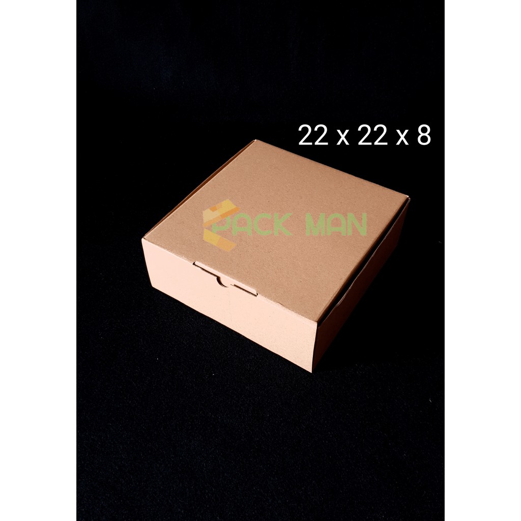 

Corugated Box / Karton Dus Die Kotak / 22 X 22 X 8 ( P x L x T )