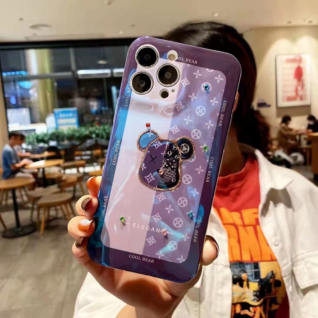 Soft Case Motif Beruang Lucu Untuk IPhone 11 11 Pro Max 12 12ProMax 7 8 Plusxs Xr Xsmax 1313pr 13promax Zspj