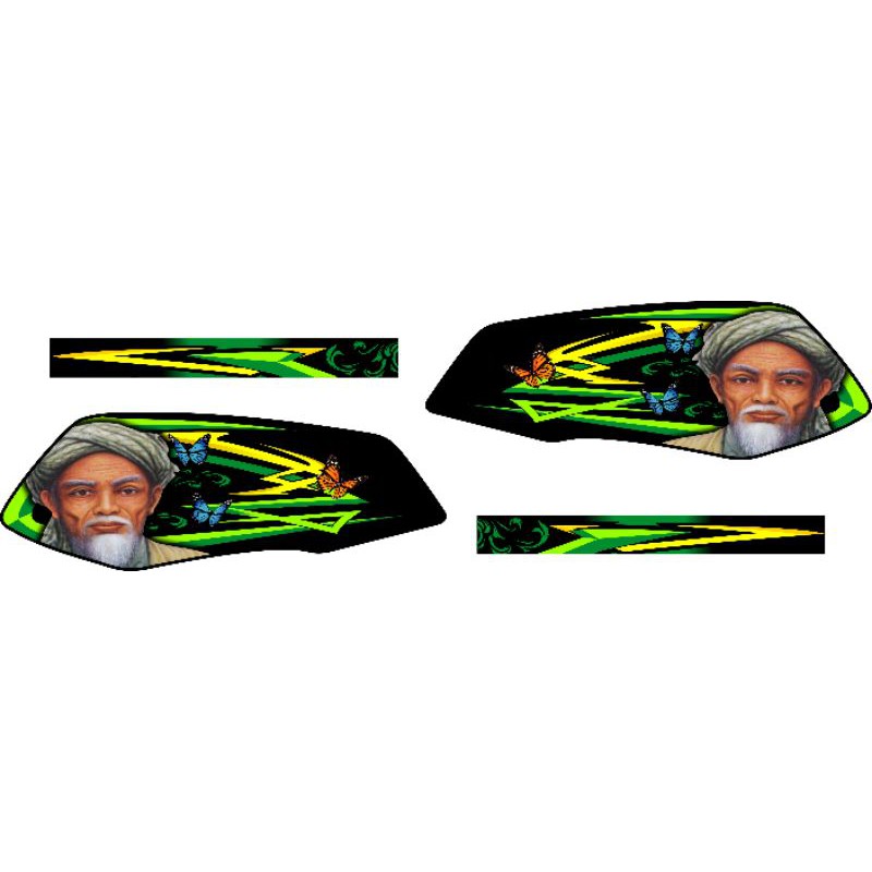 striping gl variasi hitam sunan ampel, mirip gl bar bara