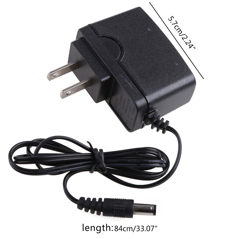 Adapter Konverter Power Supply Charger Dinding DC 9V 600mA 0.6A AC Plug US