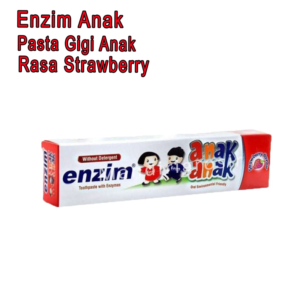 Pasta Gigi Anak *Enzim * Strawberry *i 63g