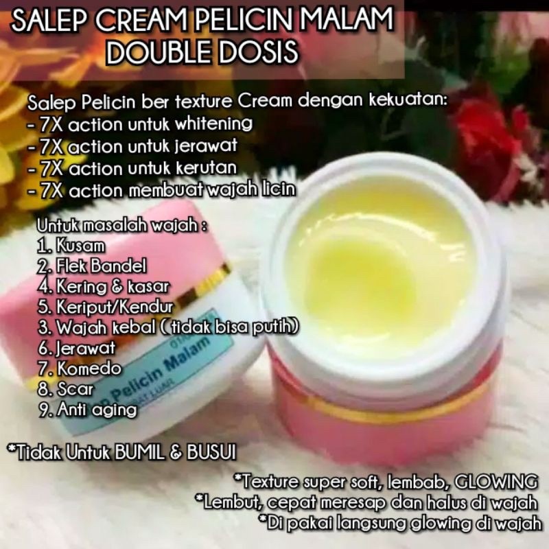 PELICIN Double Dosis 7x Action FOR ADVANCED USERS ONLY  || SALEP CREAM PELICIN GLOWING