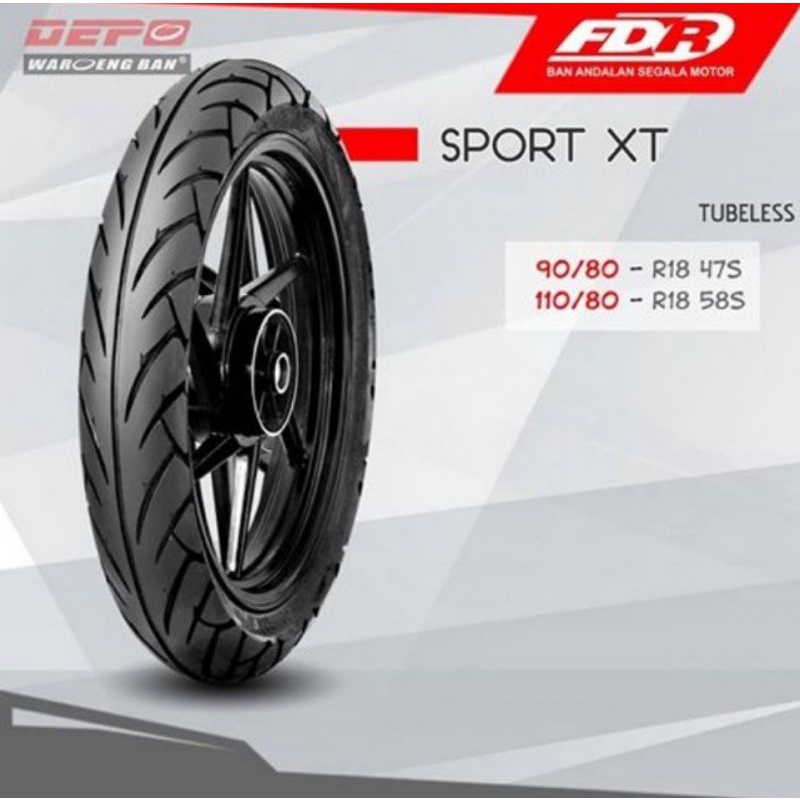 ban luar ban tubles ban fdr sport xt ring 18 110/80