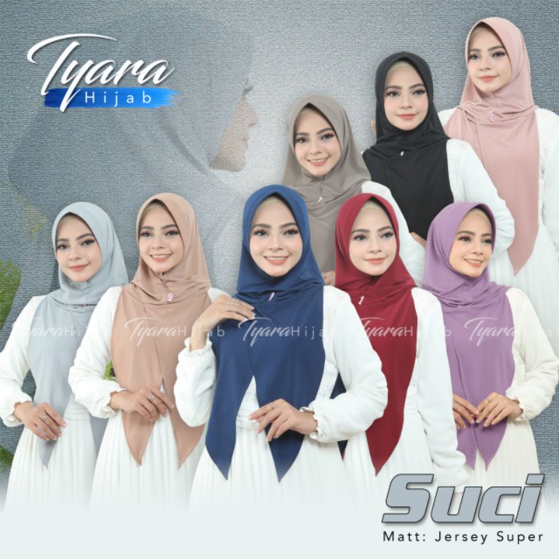 Jilbab Instan Hoodie Suci Ori Tyara Hijab