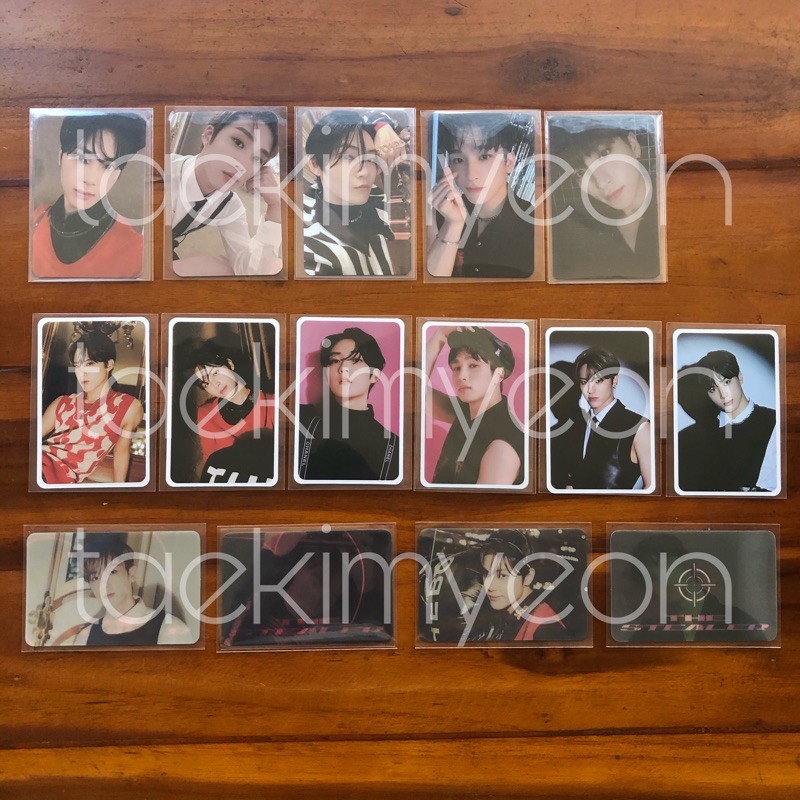The Boyz Chase/The stealer photocard (Sangyeon Jacob Hyunjae Kevin New  Haknyeon Sunwoo Eric)