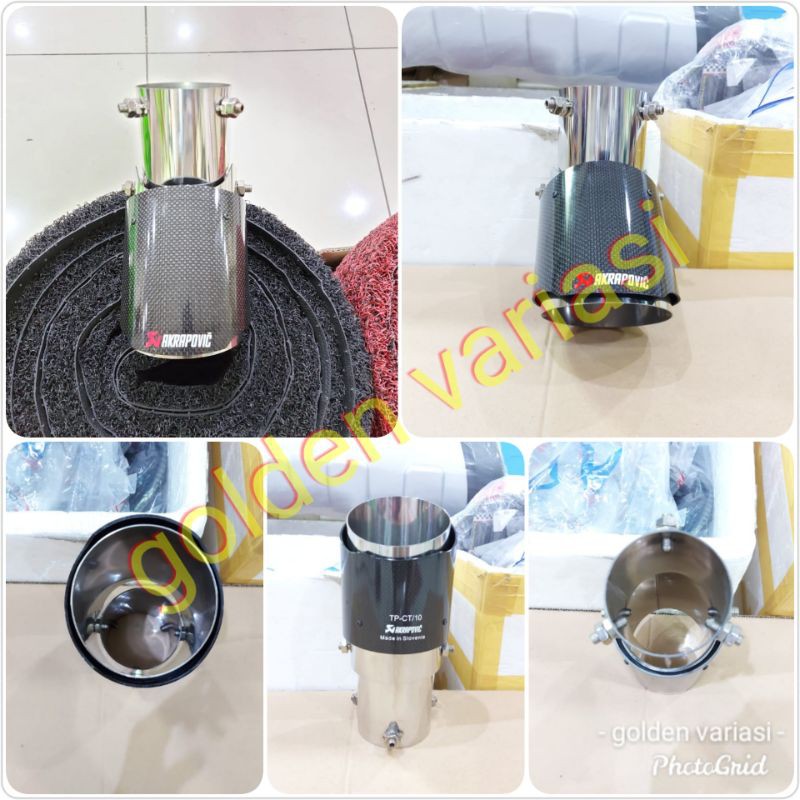 Buntut Knalpot / Muffler Akrapovic Carbon Mobil Lexus