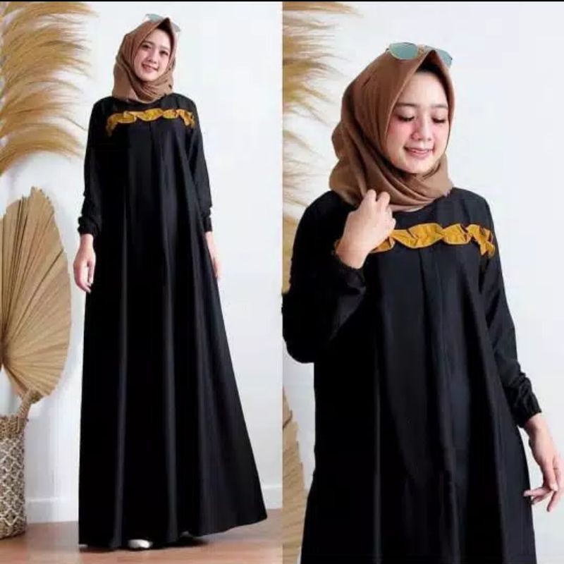 Denora dress baju gamis pakaian wanita fashion muslim