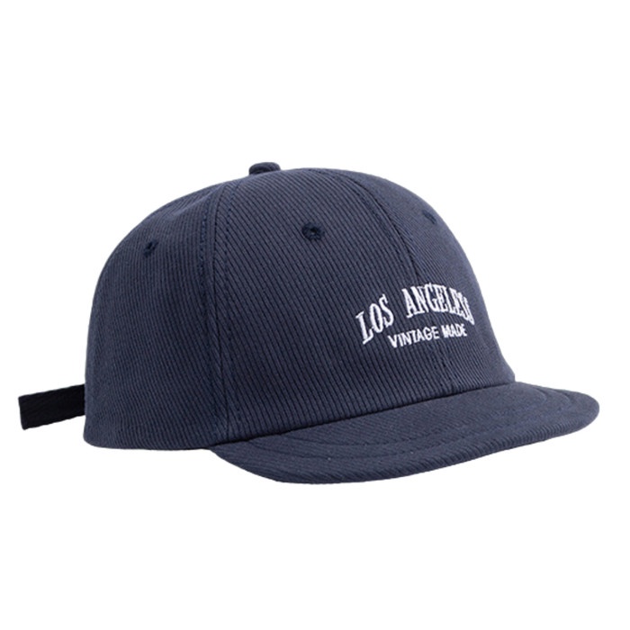 topi  Baseball cap : LOS ANGELES DUCK CAP Topi baseball topi pria SHORT BRIM - NAVY(T3J7) Topi Basse