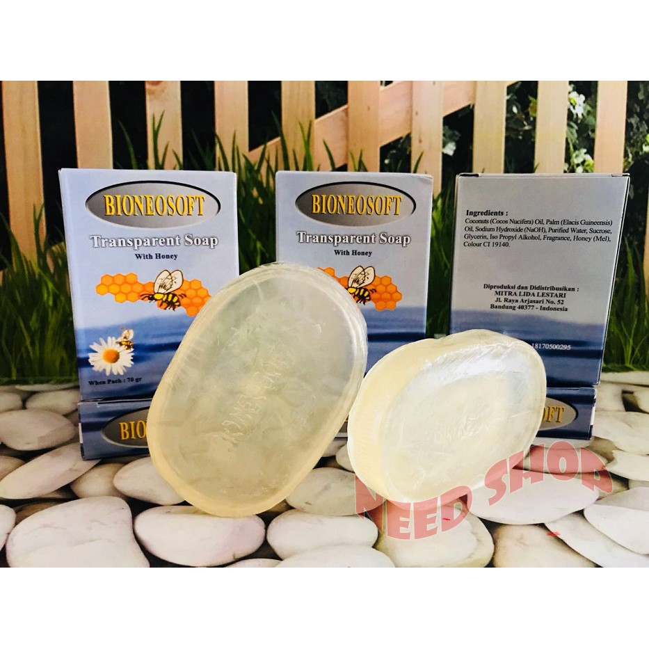 SABUN MADU BIOSOFT / BIONEOSOFT / TRANSPARENT SOAP ORIGINAL BPOM