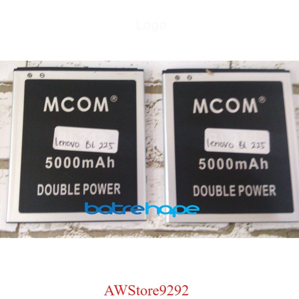 Mcom Battery Batre Baterai Double Power Mcom Lenovo A785E A858T S580 BL-225 BL225 BL 225