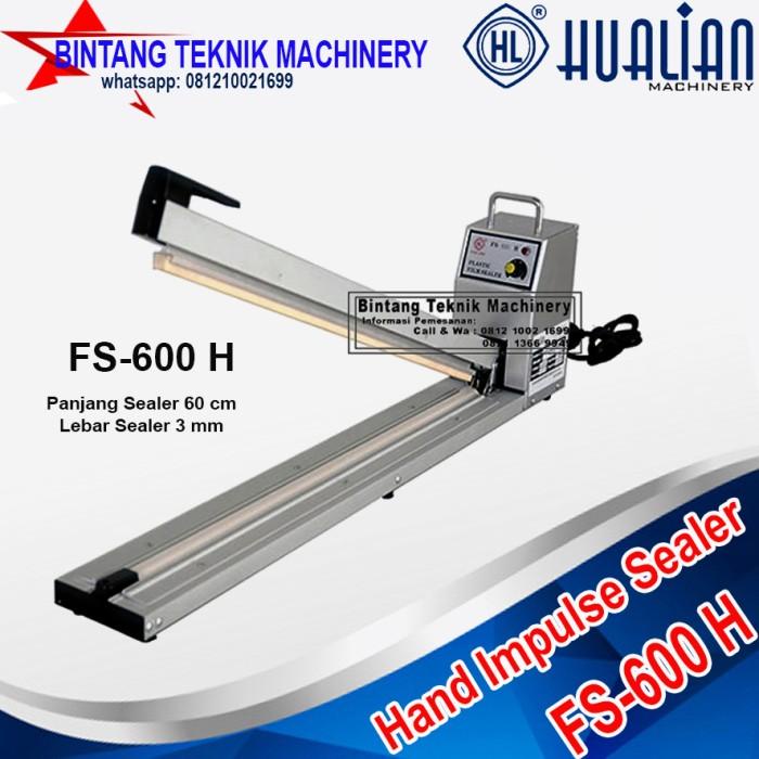 Sealer Hand Impulse Sealer 60 Cm Mesin Perekat Plastik Alumunium Foil